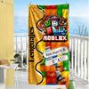 Roblox Beach Towel Super Soft & Absorbent Comfortable Lightweight Suitable for Swimming, Gym, Camping, Yoga Vacation