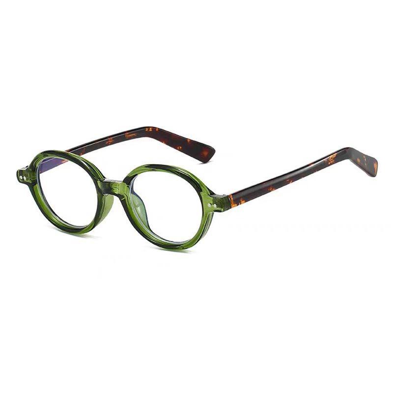 Thick edge small frame reading glasses women's fashion high value face small high definition anti-blue light middle-aged and elderly eye protection g