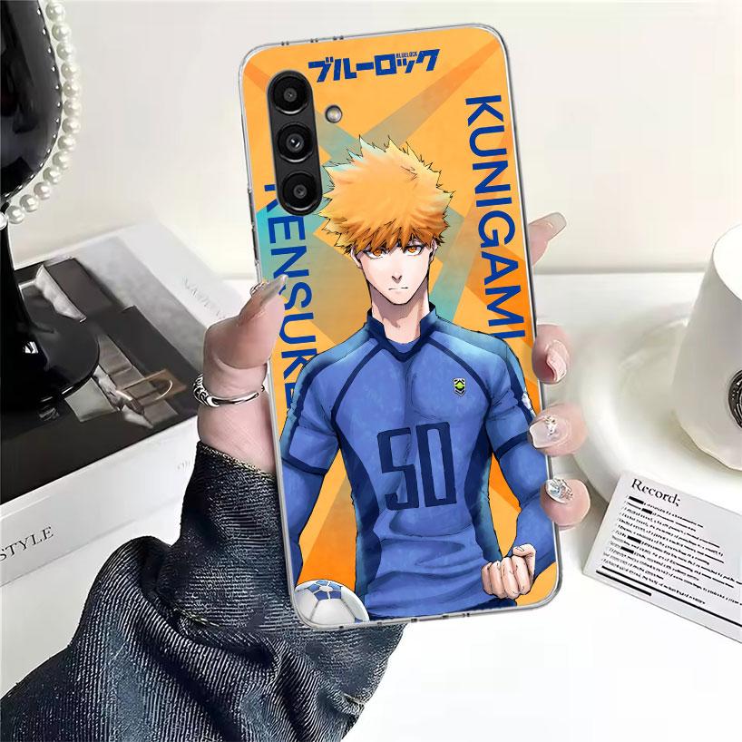 Hot Anime Blue Lock Phone Case For Samsung Galaxy A13 A14 A15 A16 A17 A53 A54 A55 A56 A57 A33 A34 A35 A36 A37 A23 A24 A25 A26 Ga