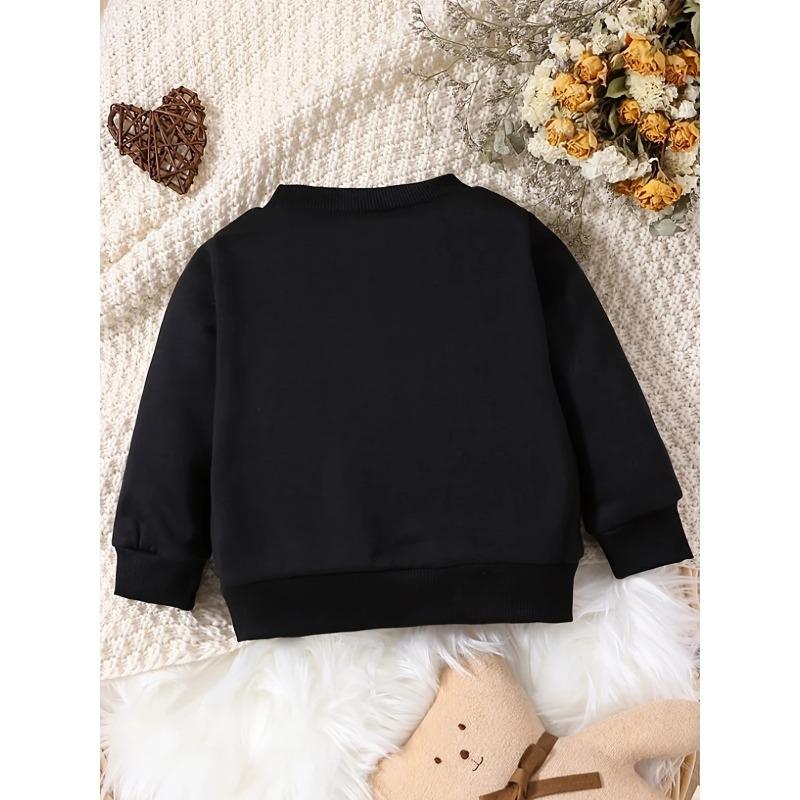 European Sizes Unique and Innovative Printed Pattern, Comfortable and Simple Spring and Autumn Baby Thin Versatile Round Neck Hoodie for Baby Kids
