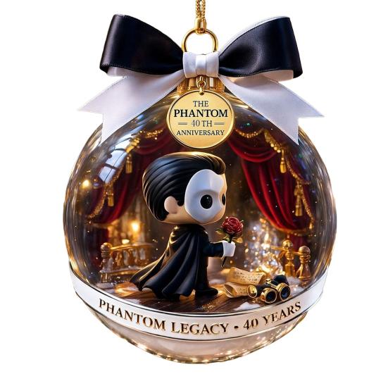 

Christmas Ornament Holiday Adventure Christmas Tree Ornament 2D Acrylic Hanging Pendant for Xmas Tree Holiday Party Decor D