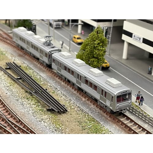 Tomytec Railway Collection Tetsuro Shizuoka Railway 1000 Series Distributed Air-Conditioned Car Original Paint Set of 2, Diorama Supplies, 334101