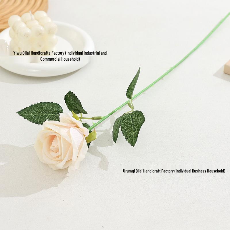 Velvet Rose Artificial Flower for Home Decor, Wedding Aisle, and Hand Bouquets