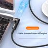 90 Degree USB Type C Magnetic Adapter 120W Power Fast Charging Phone Magnetic Converter Mini Portable Elbow Magnetic Adapter