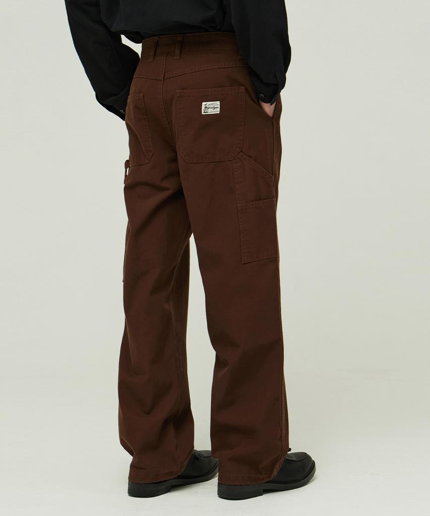 MAGOODGAN Farburn 4404 Cotton Carpenter Brown Pants