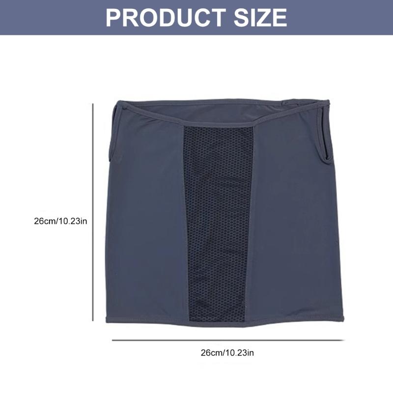 Oddychające Ochronne Kominiki na Szyję Regulowana Osłona Przeciwsłoneczna na Twarz do Biegania Kempingu Motocykli