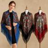160x160cm Square Scarf Floral Print Bandana Scarf Luxury Ladies Wrap Cape For Women
