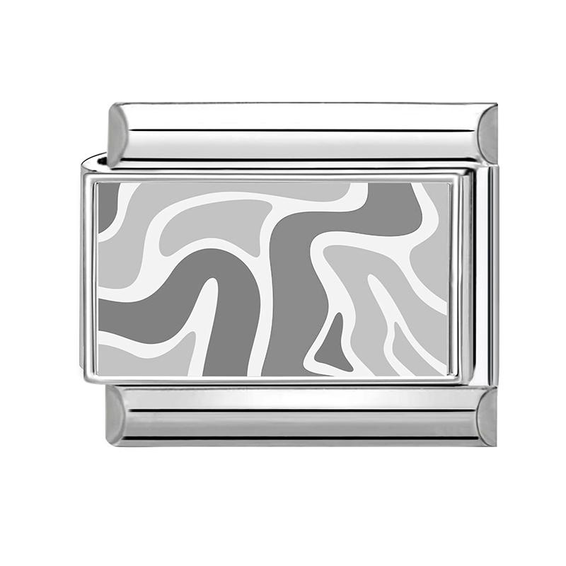 Großhandel Y2K Blau Grau Blume Seestern Wolken Sonne Katze Italienischer Charms Glieder Passend für 9mm Edelstahlarmband DIY Herstellung Geschenk