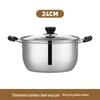 Thickened Stainless Steel Korean Style Induction Soup Pot