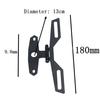 Motorcycle Folding License Plate Holder Adjustable Tail Rear Light Bracket Rack