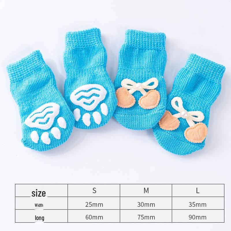 Ponožky pro psy a kočky Teddy proti poškrábání - Chrání před nečistotami a škrábanci