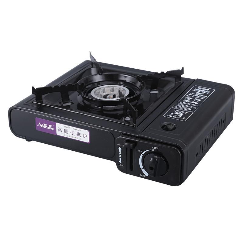 Portable Outdoor Windproof Butane Gas Camping Stove with Hot Pot Feature