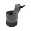 Tsuchiya Yac Sportlux Car Interior Leather PF447 Pocket, Suede/Punched, Gray/Black,