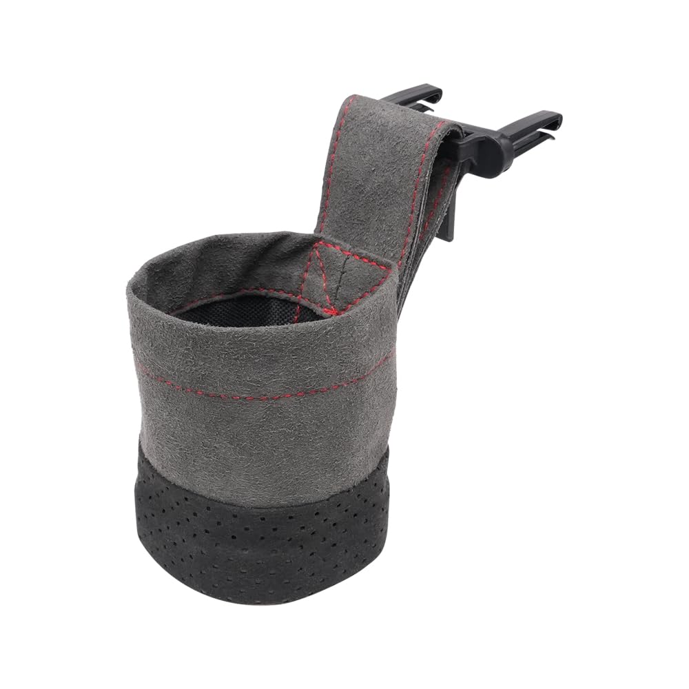 

Tsuchiya Yac Sportlux Car Interior Leather PF447 Pocket, Suede/Punched, Gray/Black,