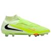 Nike Phantom 6 High Elite FG Hyper Crimson Limelight Unisex Cleats Green Black HJ2147-800