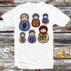 Matryoshka Russian Stacking T Shirt B823