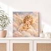 Pearl Painting 5D DIY Decorative Painting. Cute Birthday Gift. Angel Star Clouds Handmade Art Painting