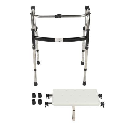 Elderly Walking Aid 6 Gears Adjustable Portable Strong Bearing Capacity Foldable Walker for