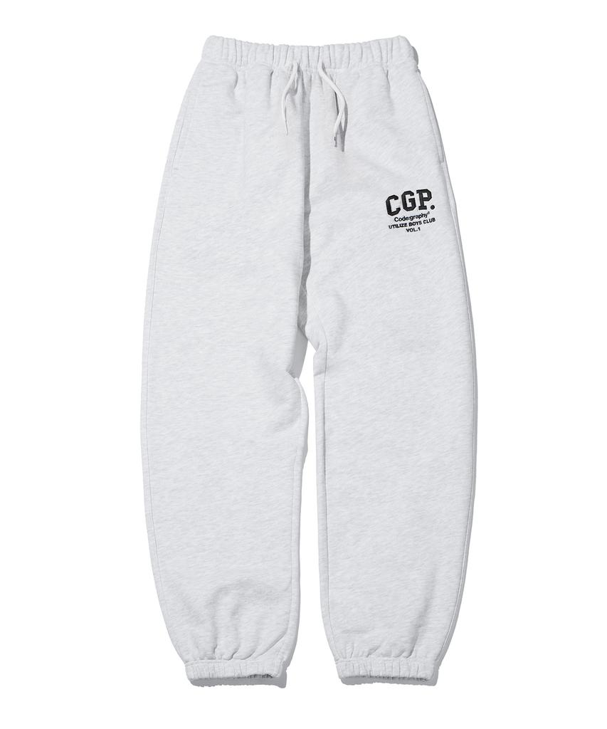 CGP Arch Logo Training Pants_Melange Grey