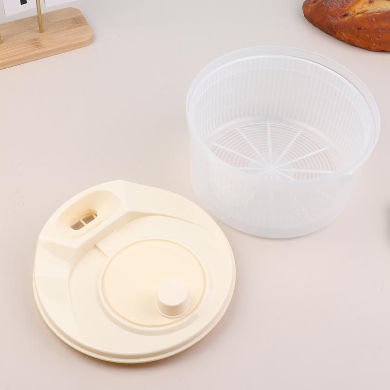 Multifunction Manual Salad Spinner Dryer Vegetable Fruit Food Dehydrator Quick Drying Kitchen Household Vegetable Dehydrator