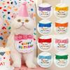 Pet Birthday Costume Set: Cross-Border Bib Scarf & Hat for Dogs and Cats
