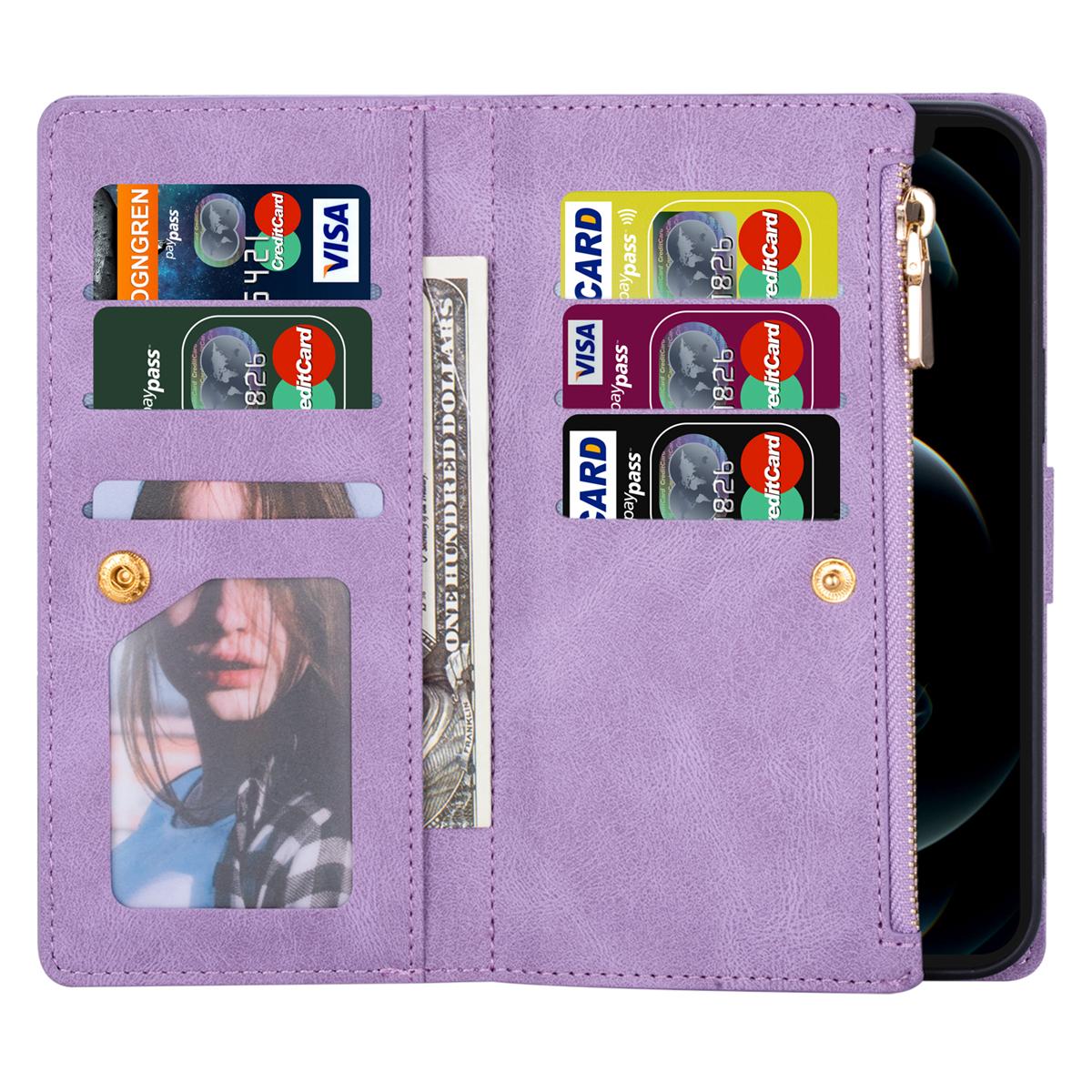 

For iPhone 16e Wallet Case Color Splicing Leather Phone Cover with Stand Black