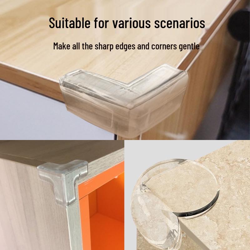 Silicone Safety Corner Protector Anti-Collision Strip for Windows and Tables