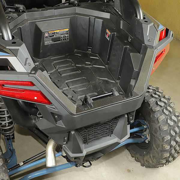 Carbon Fiber Rear Tail Trim Set for 2021-2022 Polaris RZR PRO XP