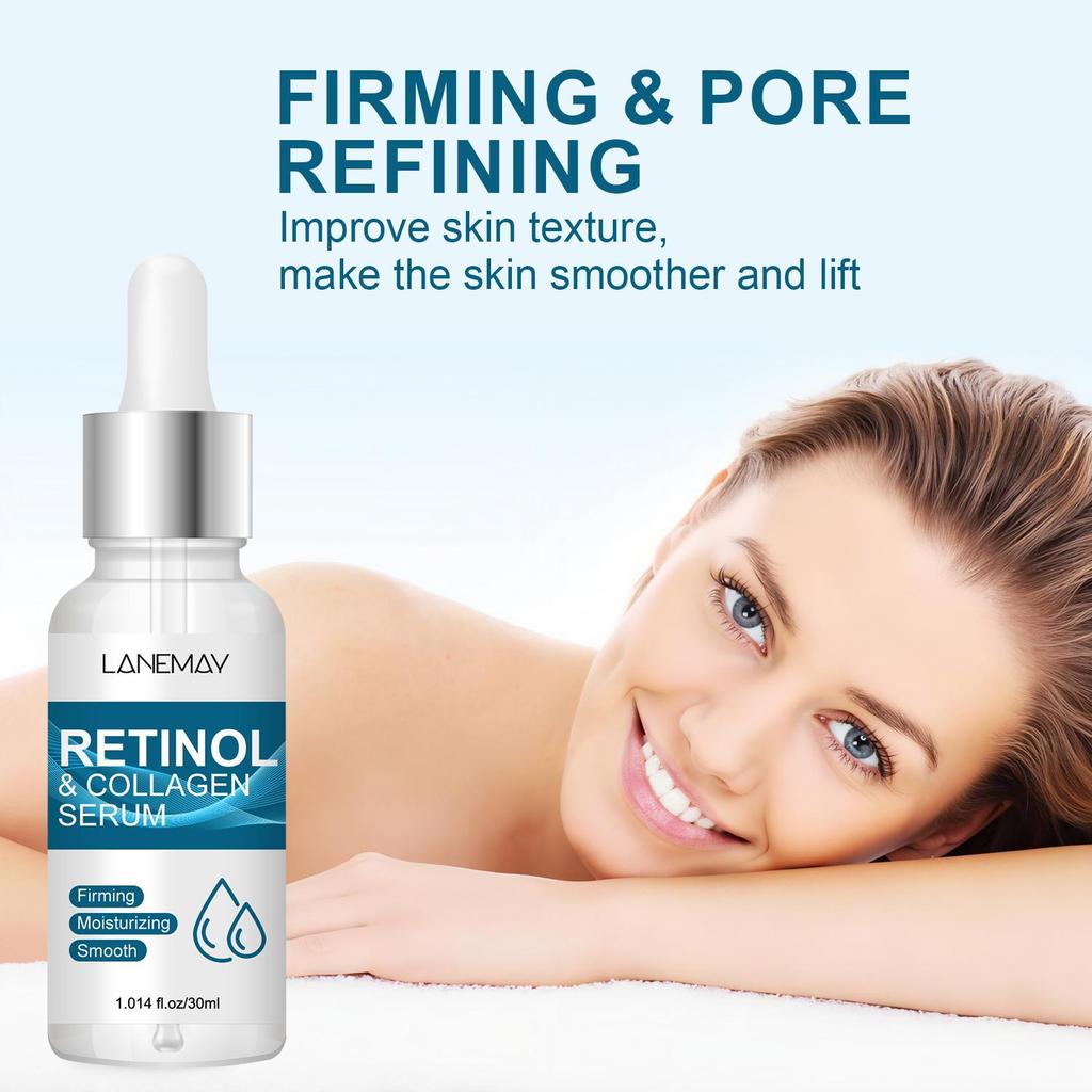 Retinol Face Serum-Firming and Pore Refining-Absorbed Rapidly-Suitable for all Hair Types,30ml