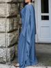 Kai Kuo Elegant Long-Sleeved European & American Fashion Dress for Women 2025 Autumn/Winter