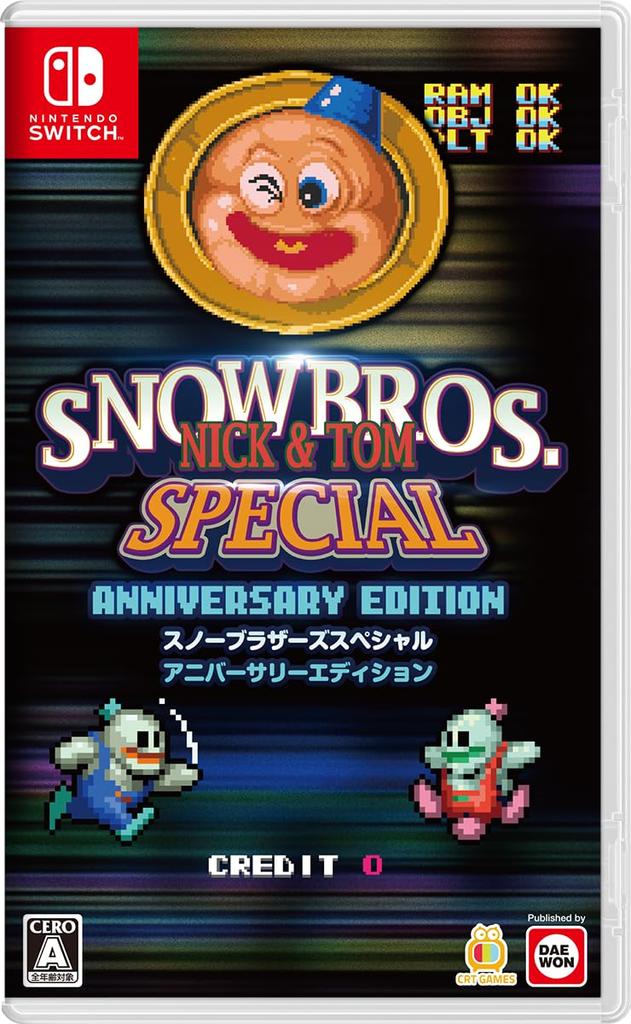 NICK TOM SPECIAL Anniversary Edition Brothers Special Anniversary Switch Original digital wallpaper Snow Brothers DLC code included SNOWBROS. & (Snow