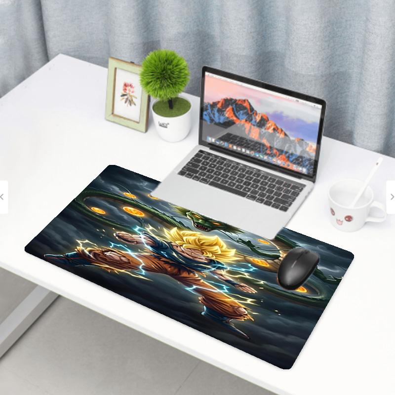 DRAGON BALL Print Mouse Pad, Anti‑Slip Desktop Keyboard Mat, for PC Laptop Gaming Working Daily Use, Cool Festival Surprise Gift