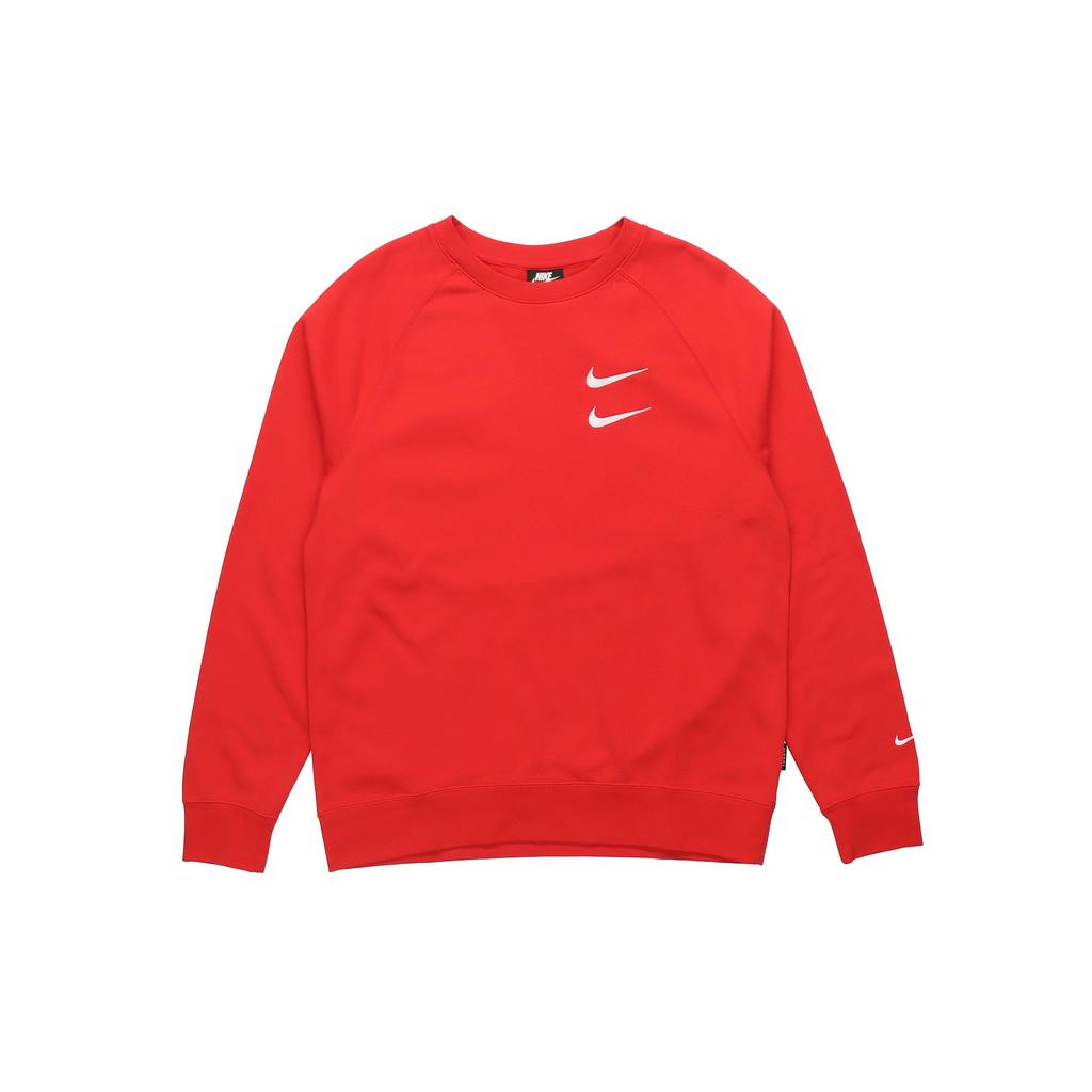 Nike Embroidered Logo Crew Neck Sweatshirt Men Tops Black CJ4872-657