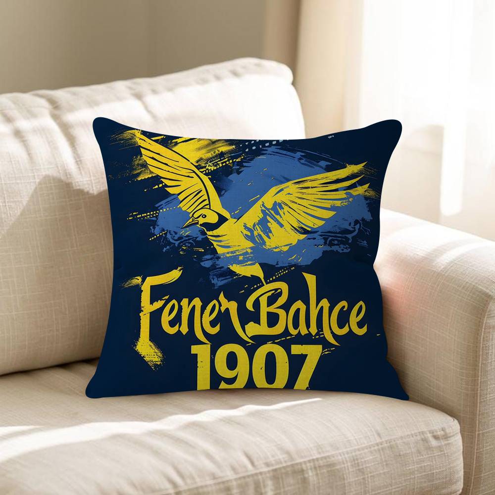 

Turkey FFenerbahceSE Cushion Cover Pillow Cover Decor Pillowcase Printed Cushion Case For Couch 30x30 cm