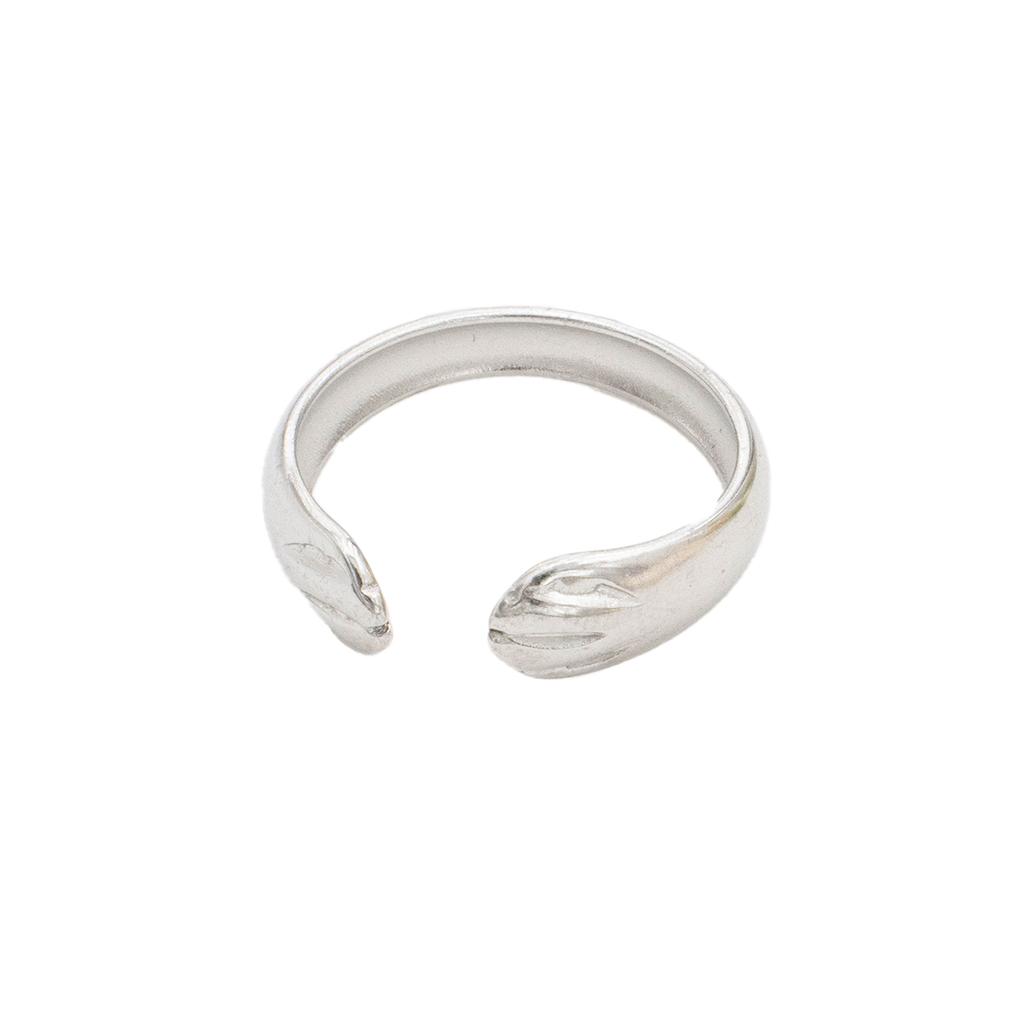 Fashion Stainless Steel Stainless Steel Rings for Women Adjustable Sliver Color Open Rings Female Jewelry Weddings Gifts