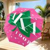 Alpha Kappa Alpha Print Automatic Open Close Umbrella, Portable Foldable Umbrella, for Outdoor Commute Camping Trip, Ideal Birthday Gift