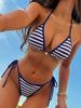 Sexy Zweiteiliger Bikini-Badeanzug mit Dreiecks-Cup-Print, Elegant und Bequem für den Sommerurlaub