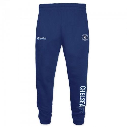 Chelsea FC Boys Fleece Text Jogging Bottoms