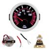 52mm2in Car Oil Temperature Gauge with White Light Universal Automobile Accessory 12V