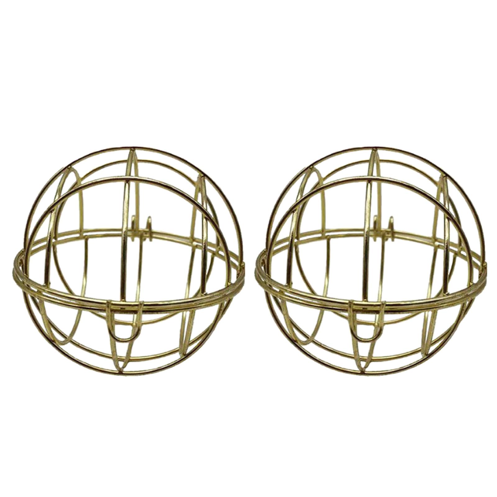 2PCS Hanging Bird Feeder for Wild Bird FatBalls Holder Bird Feeder Outside Hanging Bird Feeder Wild Bird Feeding Supply золотой