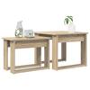Coffee Table Set 2 Pieces Sonoma Oak 50 X 52 X 42 Cm