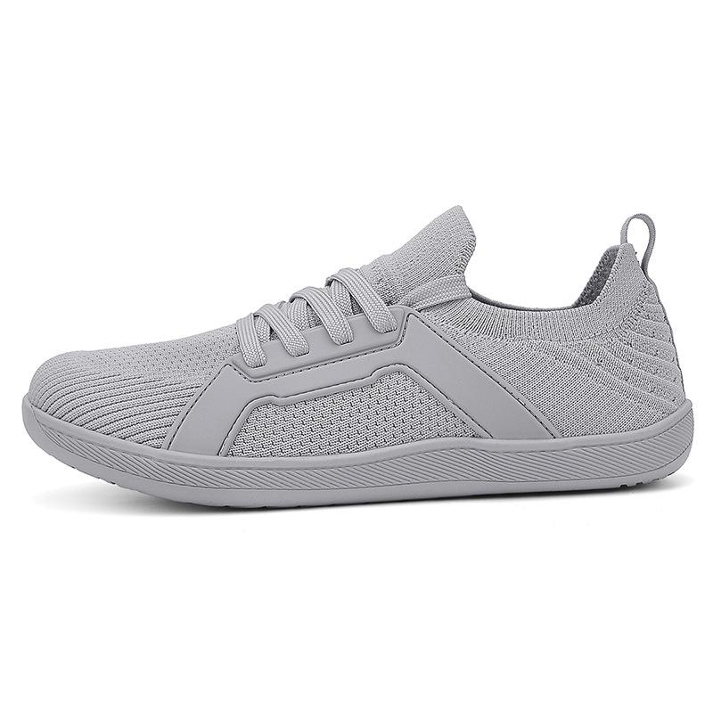 Damen Herbst Flyknit Atmungsaktive Laufschuhe - Breite Zehenbox, Weiche Sohle, Bequem, Große Größe, Unisex Freizeit-Schuhe