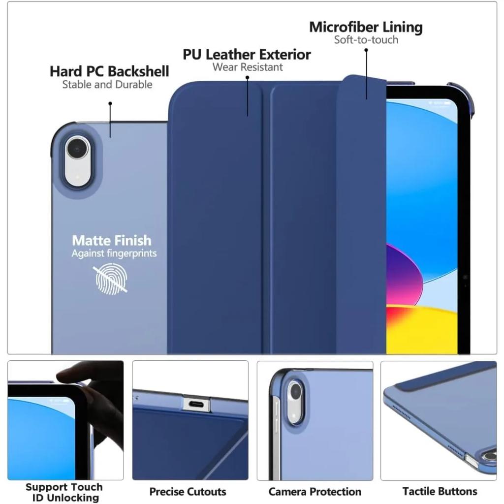For iPad A16 Case Support Magnetic Charging Auto Wake Up Tablet Cover Funda For iPad 11th Generation 11 Inch Case