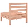 Garden Sofas Without Armrests 4 pcs Solid Douglas Fir Wood