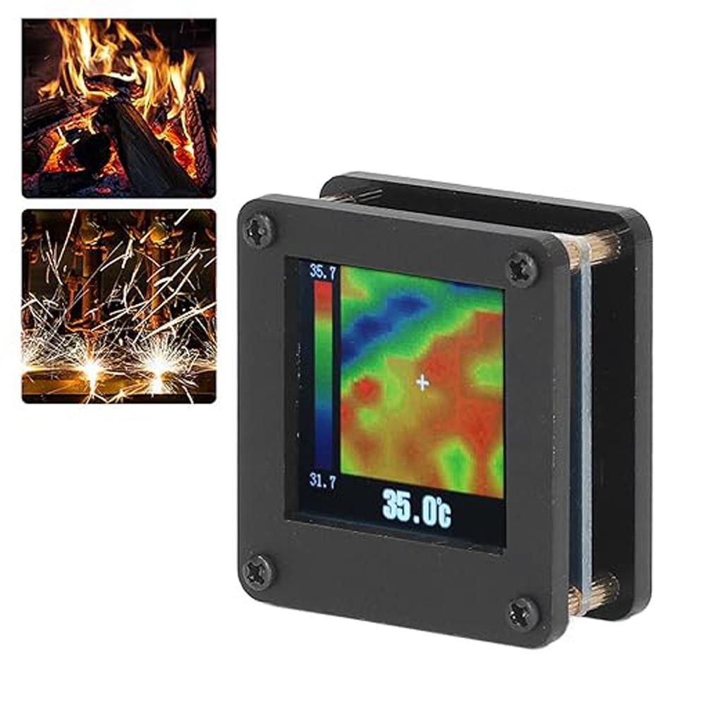 8x8 Infrared Thermal Camera with Housing High Accuracy Temperature Tester with Screen 7M Detection Distance for Android Phone