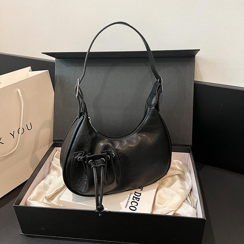 IELGY Fashion Underarm Bag Portable Crescent Bag All-Match Diagonal