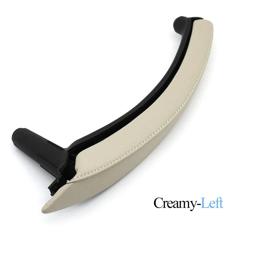For BMW X5 X6 E70 E71 E72 2007-2013 Upgraded Car Left Right Passenger Door Pull Handle with Leather Cover Trim Replacement