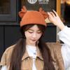 Solid Color Melon Skin Hat Cotton Beanie Hat Unisex Landlord Hat  Outdoor