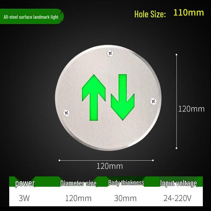 

Aokewen LED Ground Evacuation Fire Indicator Light