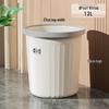 HUIHUADU Plastic Open-Top Waste Bin with Press Ring